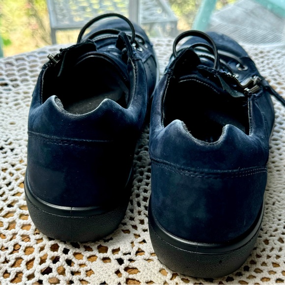 Hotter Chase Casual Shoes Sz 8.5M (dark Blue) Nubuck Leather Side Zip - SKU 725 - Picture 5 of 8
